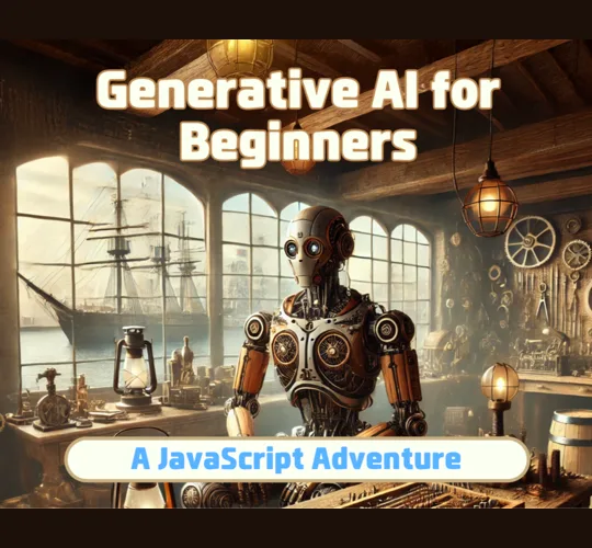 Cover image for: AI Repo of the Week: Generative AI for Beginners with JavaScript