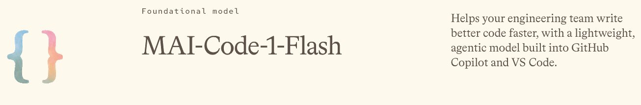 MAI-Code-1-Flash