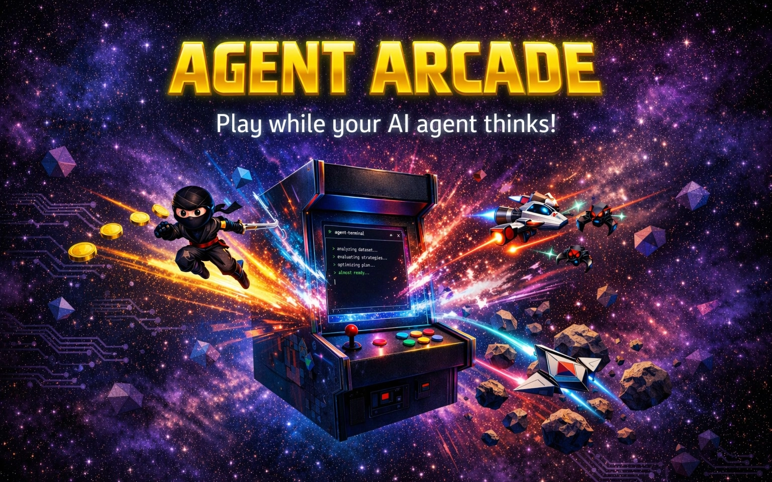 Cover image for: From Idea to Reality in a Weekend: Building Agent Arcade with GitHub Copilot CLI