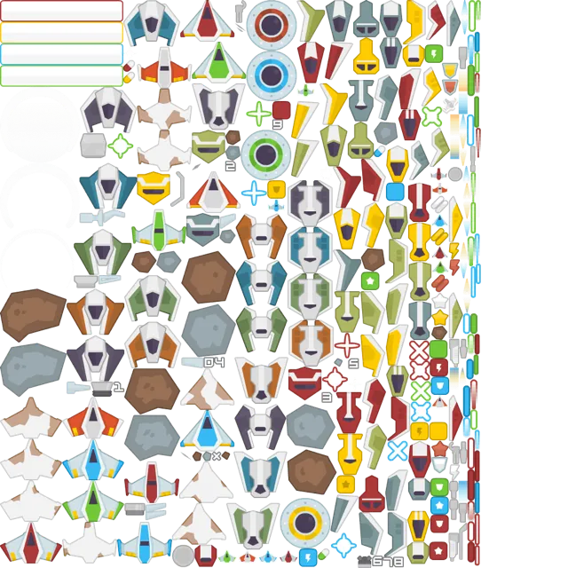 Galaxy Shooter Sprites